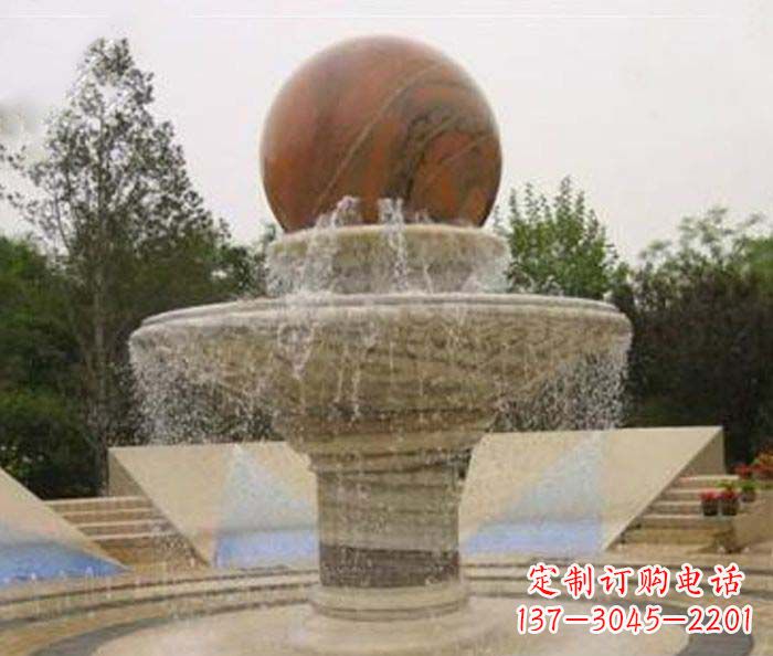成都精致禅意风水球雕塑