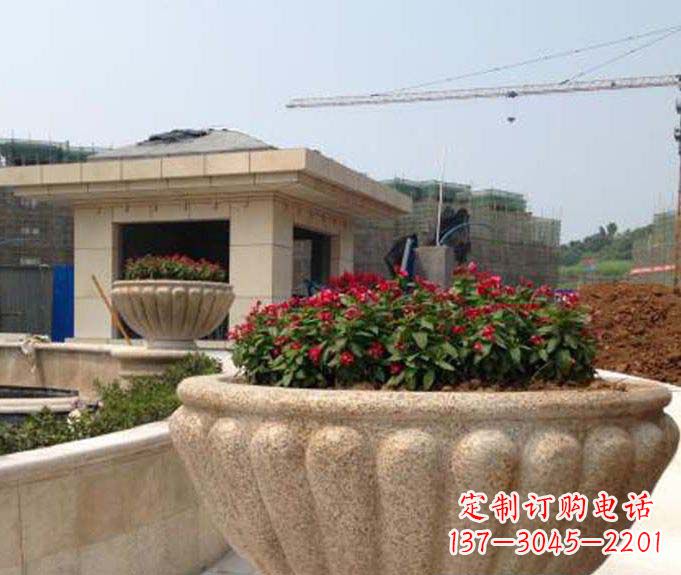 成都公园景观花盆石雕