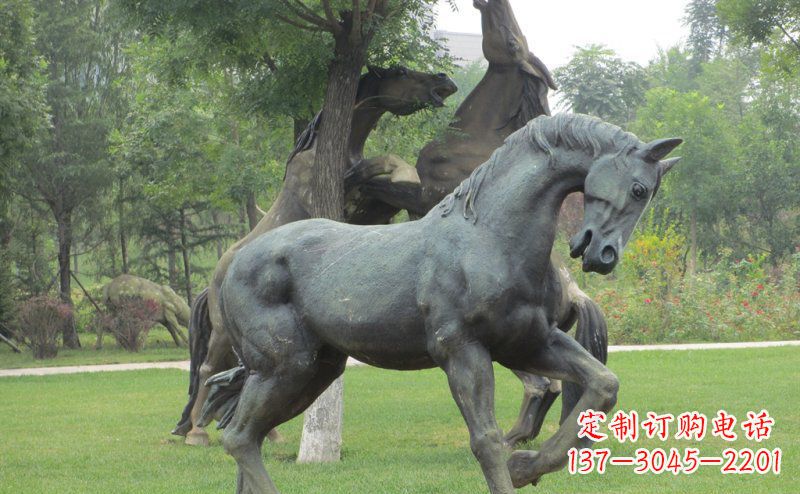 成都动物景观铜雕艺术品