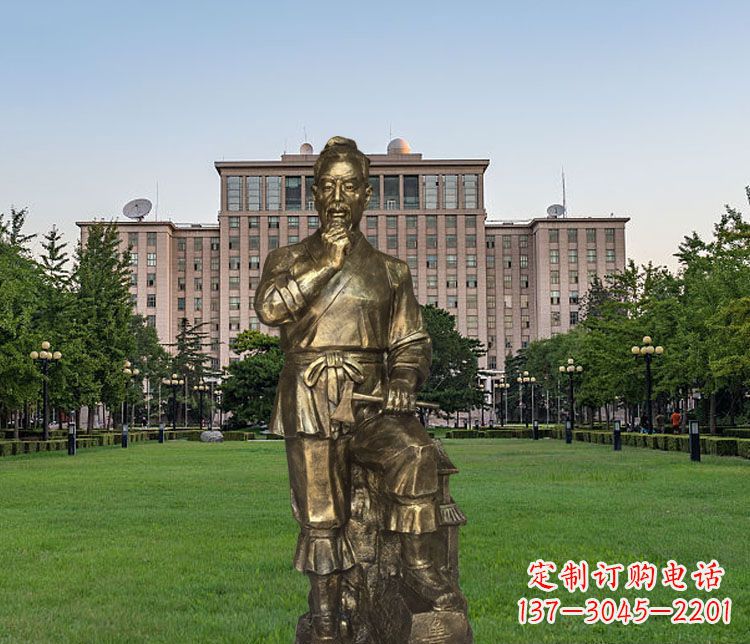 成都传承古代精湛工艺,精美细腻的鲁班雕塑