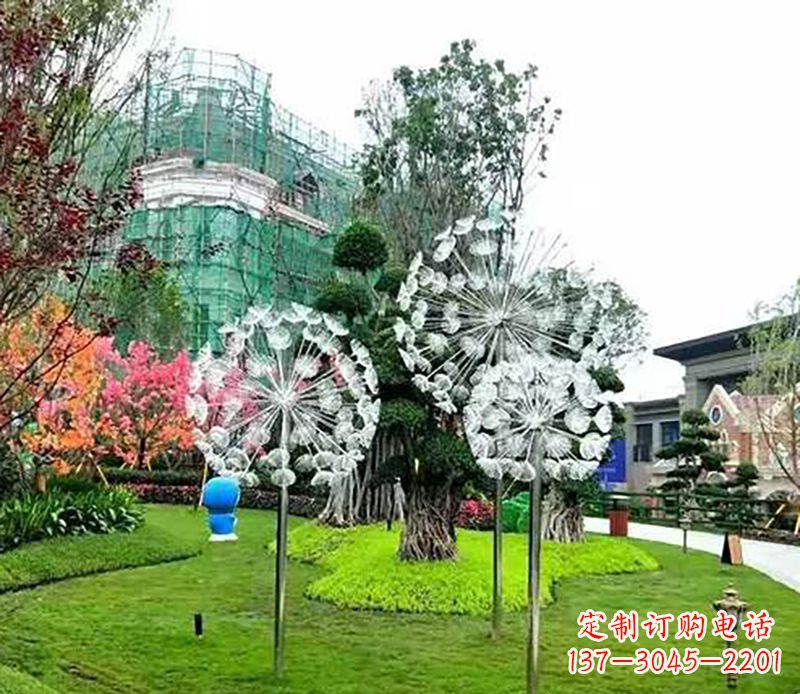 成都公园蒲公英雕塑