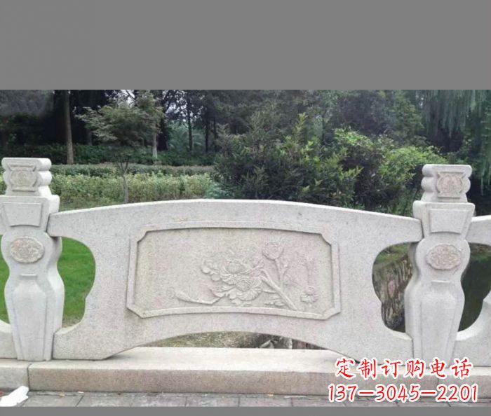 成都大理石公园石栏板雕塑