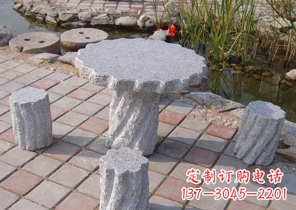 成都公园石桌凳雕塑