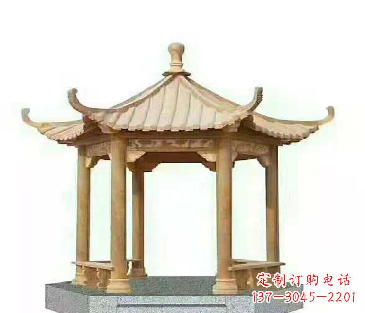 成都晚霞凉亭石雕