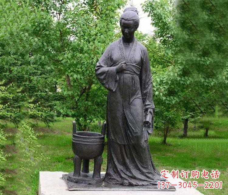 成都李清照铜雕-精致的传统艺术