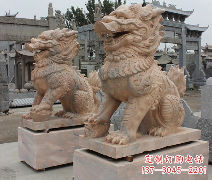 成都尊贵的古典麒麟雕塑