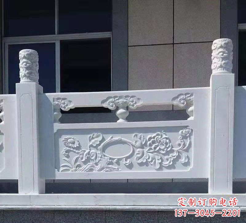 成都汉白玉走廊栏板雕塑