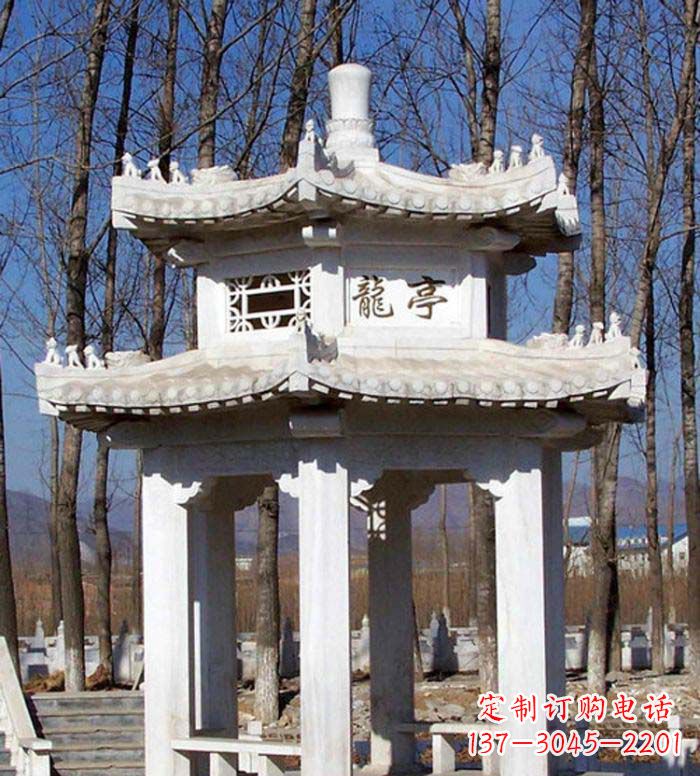 成都合肥双层石雕凉亭
