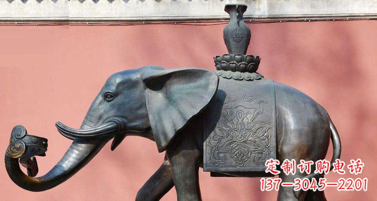 成都吉祥大象铜雕
