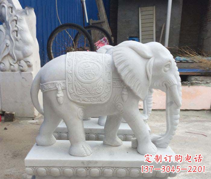 成都精美大象雕塑,门口装点新灵感