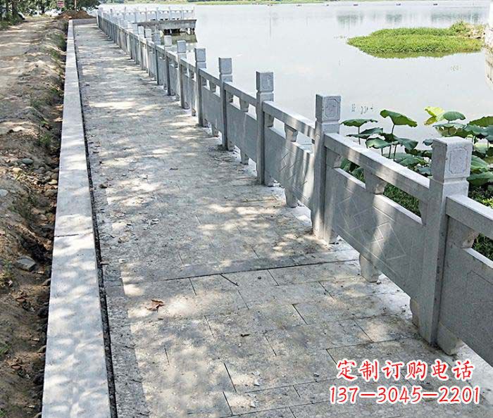 成都景区大理石栏杆石雕_1