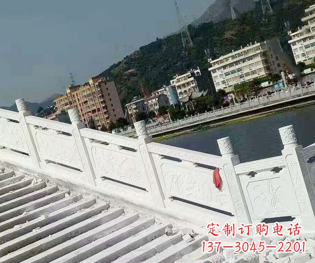 成都景区汉白玉栏板石雕