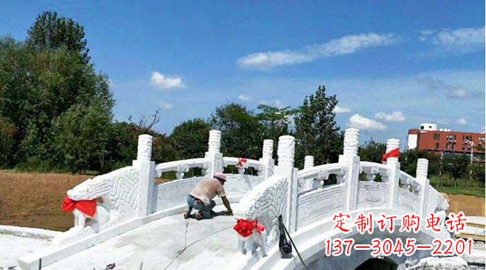 成都标题:领雕塑——最具艺术魅力的汉白玉石雕拱桥