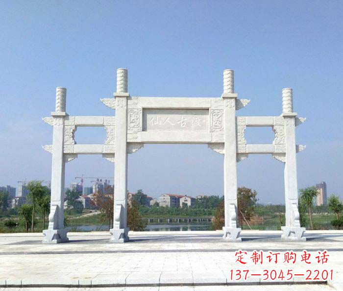 成都精美牌楼石雕,给你传统文化的享受