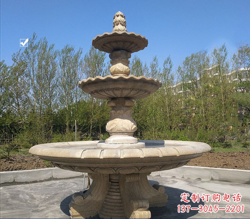 成都九龙浴喷泉石雕,尊享热带风情九龙浴太子喷…