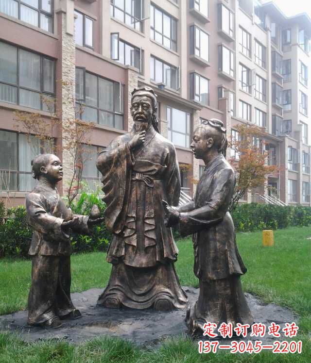 成都中领雕塑:让梨中古代人物雕塑定制服务