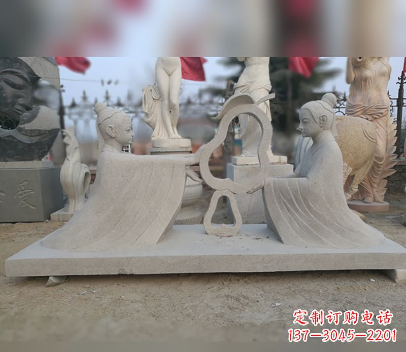 成都选择传统工艺,重现古代大臣孔融的精致雕塑