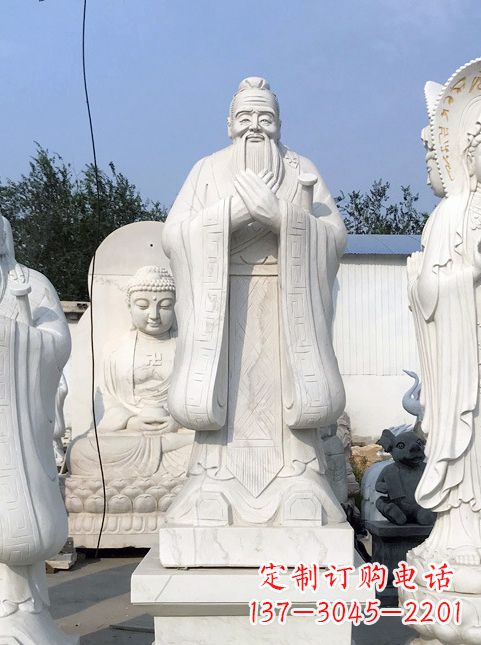 成都孔子故居的石雕