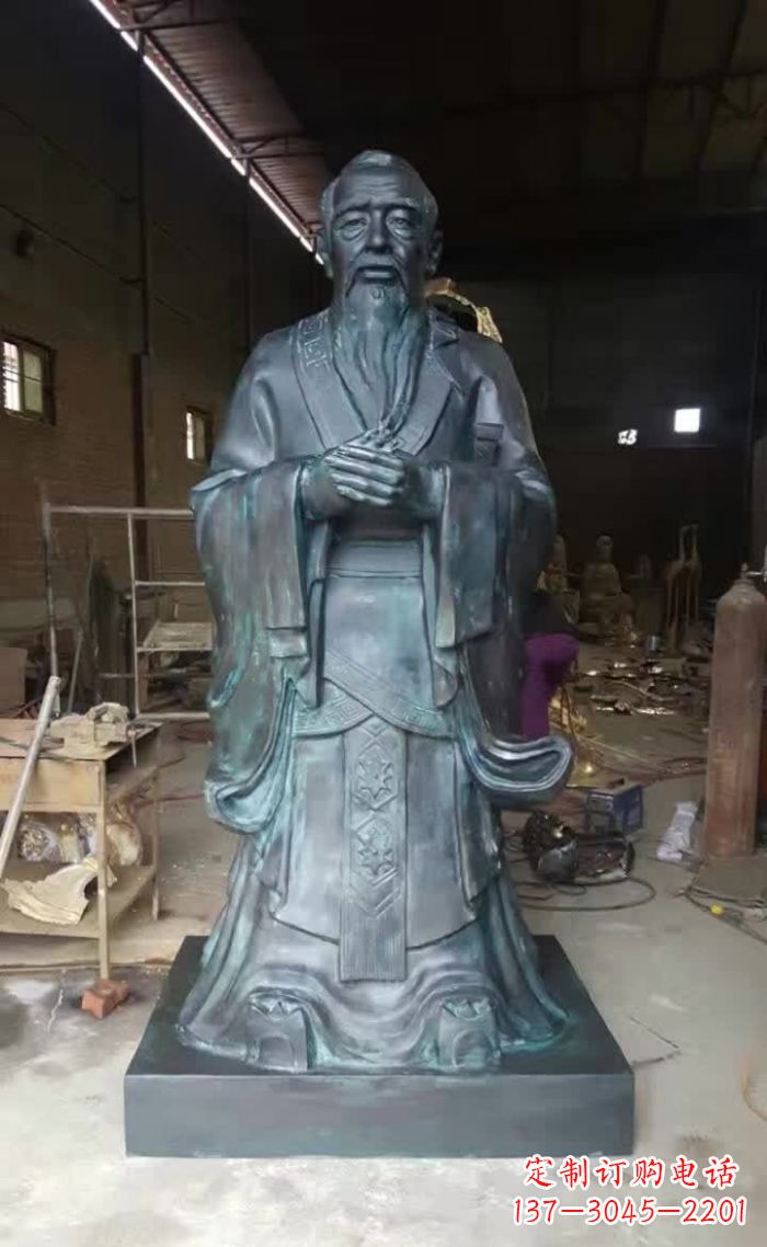 成都孔子青铜雕塑 (3)