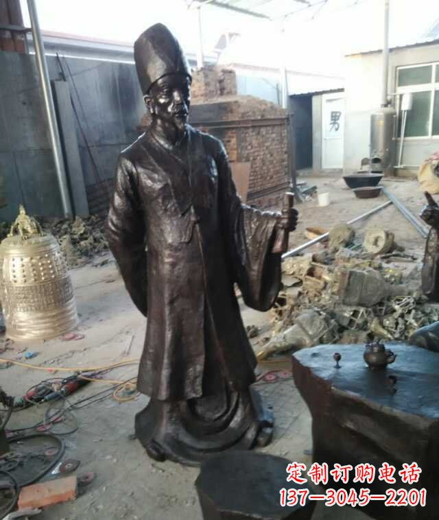 成都精美雕塑，展现古代名医李时珍的传奇