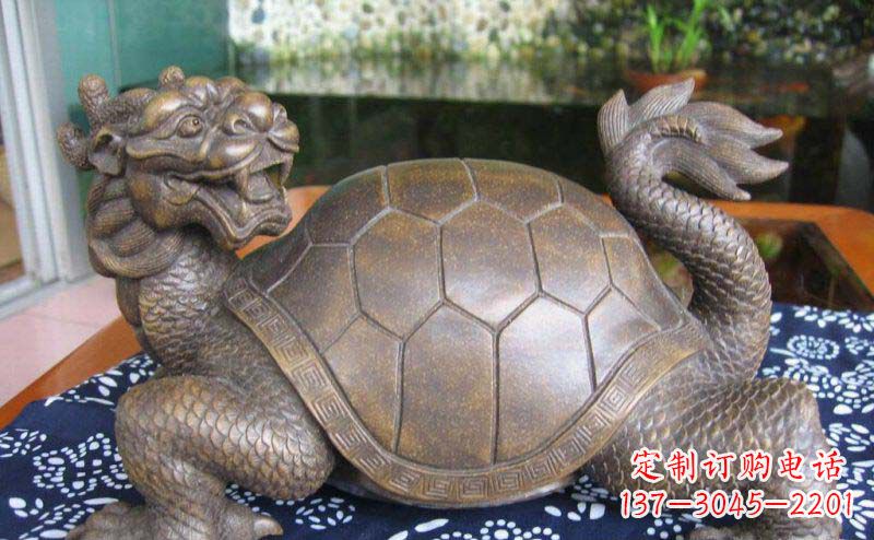 成都龙龟古代神兽铜雕