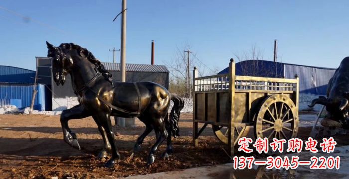 成都华丽复古，名车贵族，精美马车雕塑