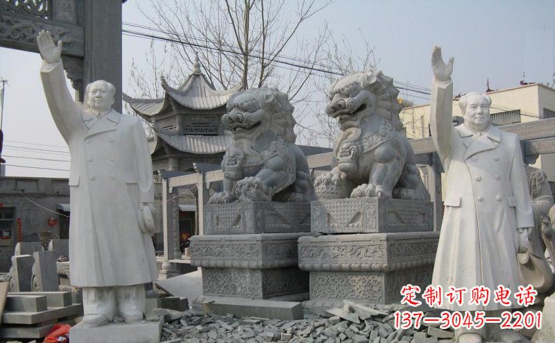 成都毛主席挥手伟人石雕