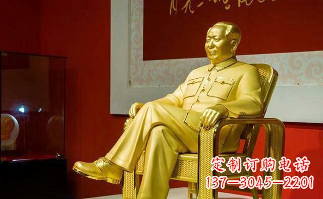 成都雕刻毛主席偉人銅像,傳遞壹代領袖偉大革命精神