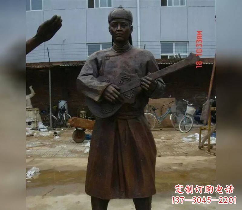 成都传承蒙古族传统,让男人雕塑回到公园