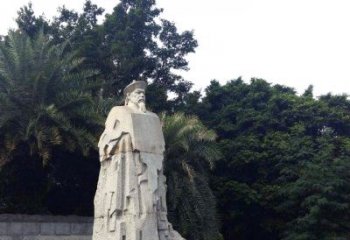 成都林则徐石雕塑，融合古典韵味与现代气息