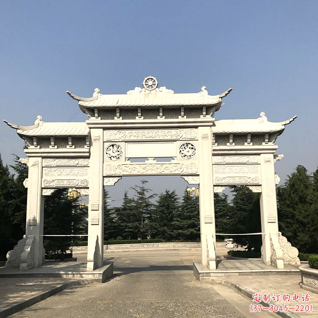 成都牌坊柱座石雕