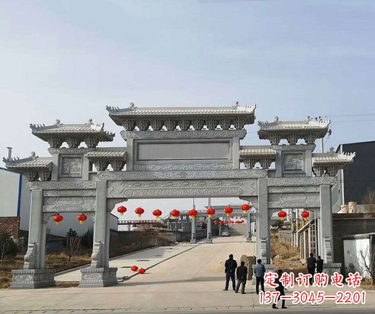 成都牌楼牌楼石雕