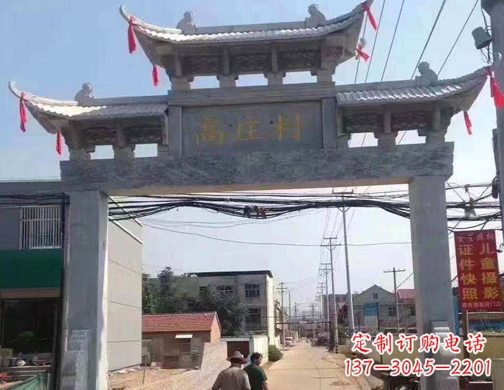 成都牌楼石雕塑,为家庭装饰带来精致灵动