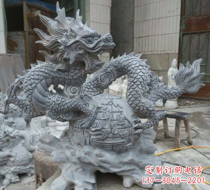成都青石龙雕塑222