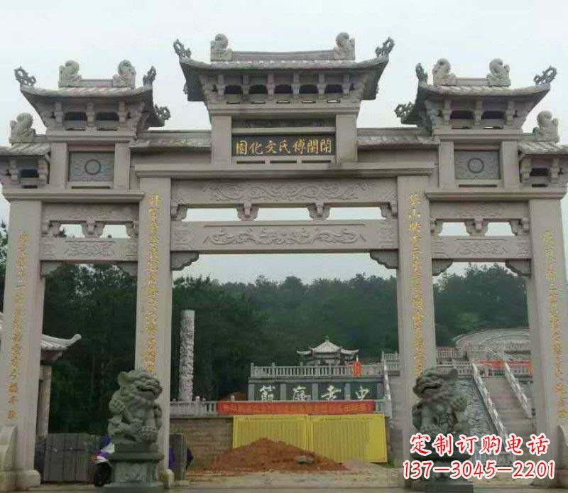成都中领雕塑:顶级大理石牌坊石雕