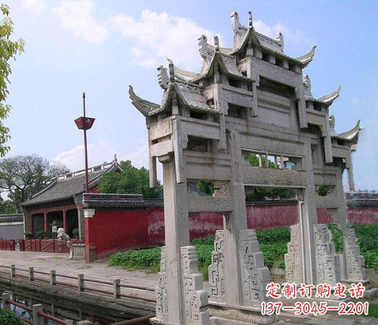 成都专业大型牌坊石雕制作