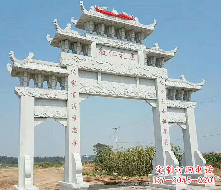 成都牌坊石雕,装点你的生活