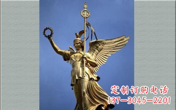 成都优雅的胜利女神铜雕