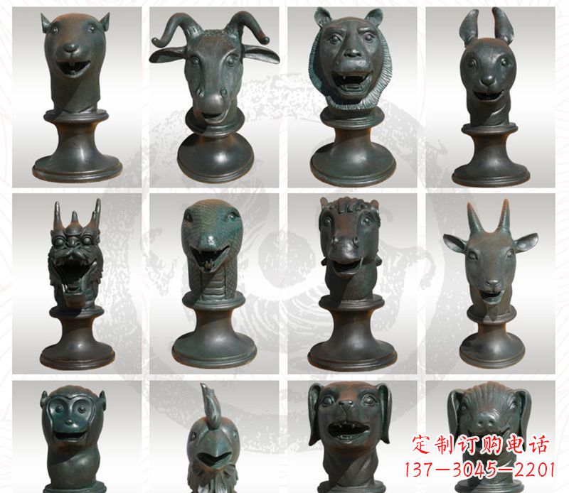 成都限量版十二生肖铜雕塑