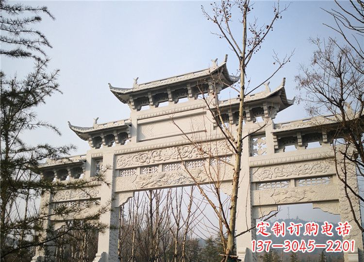 成都石雕牌坊神兽