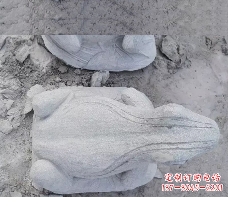 成都石雕青蛙雕塑
