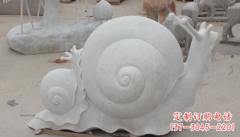 成都石雕蜗牛