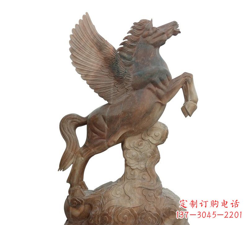 成都石雕祥云飞马