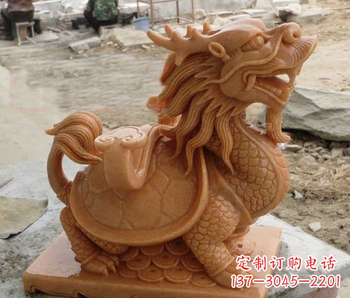 成都石雕招财龙龟