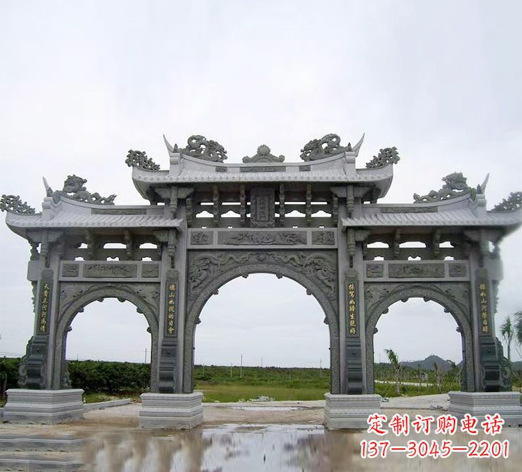成都石牌坊 楼