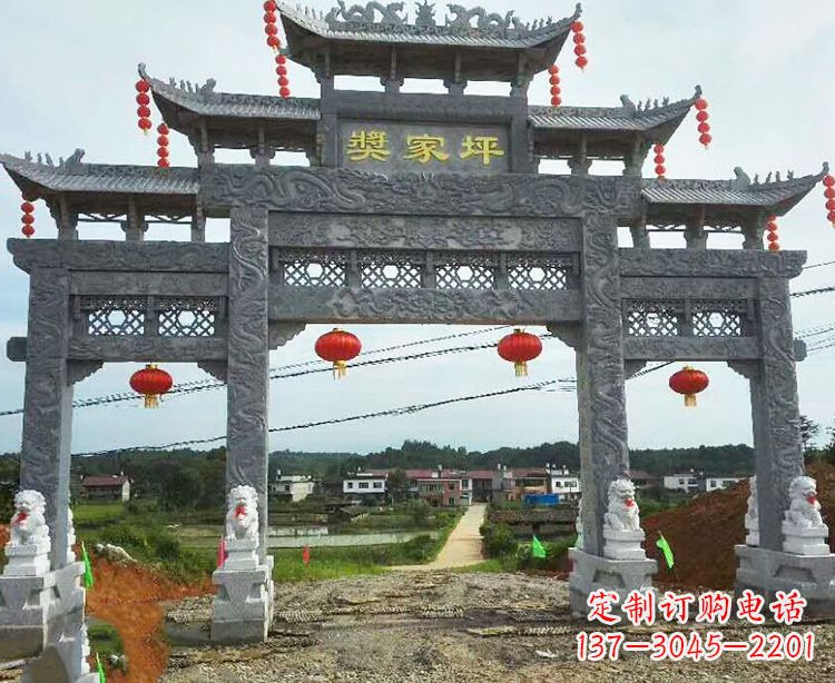 成都石牌坊石雕