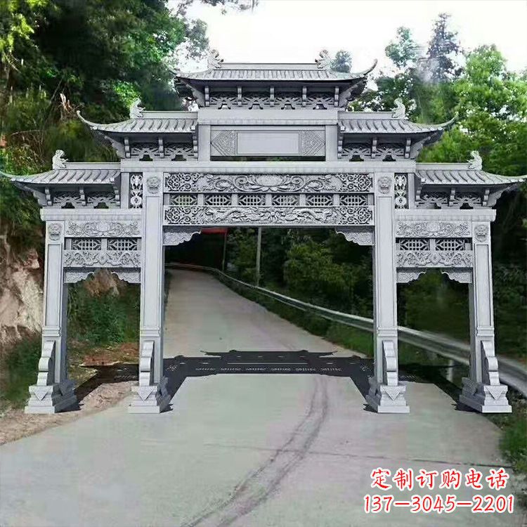 成都石牌楼青石牌坊