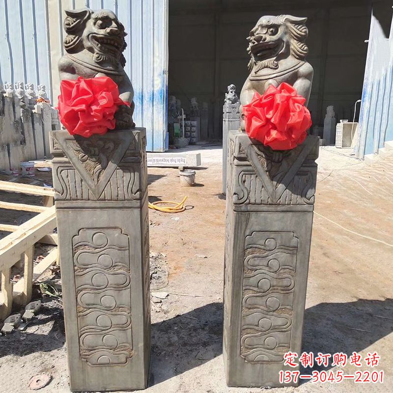 成都石狮子栓马桩
