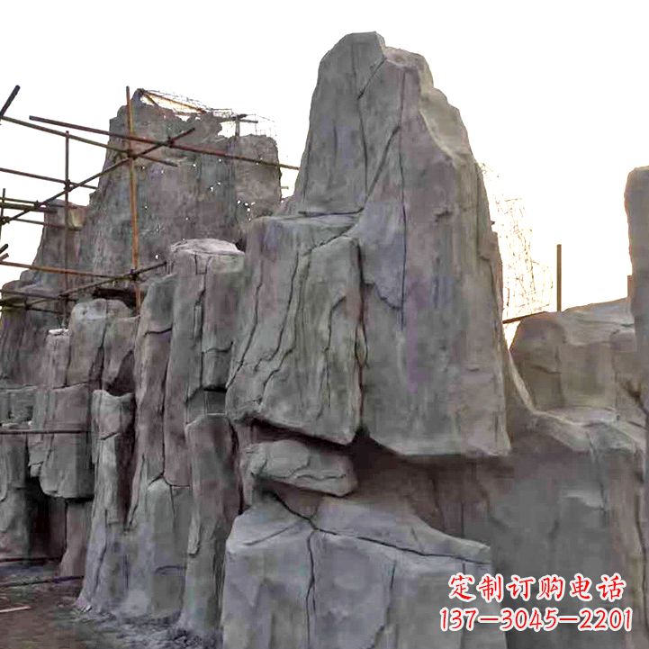 成都水泥塑石假山雕塑