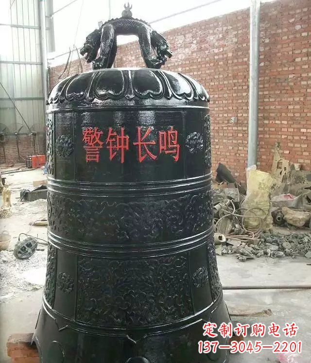 成都寺庙铸铜钟铜雕 (4)